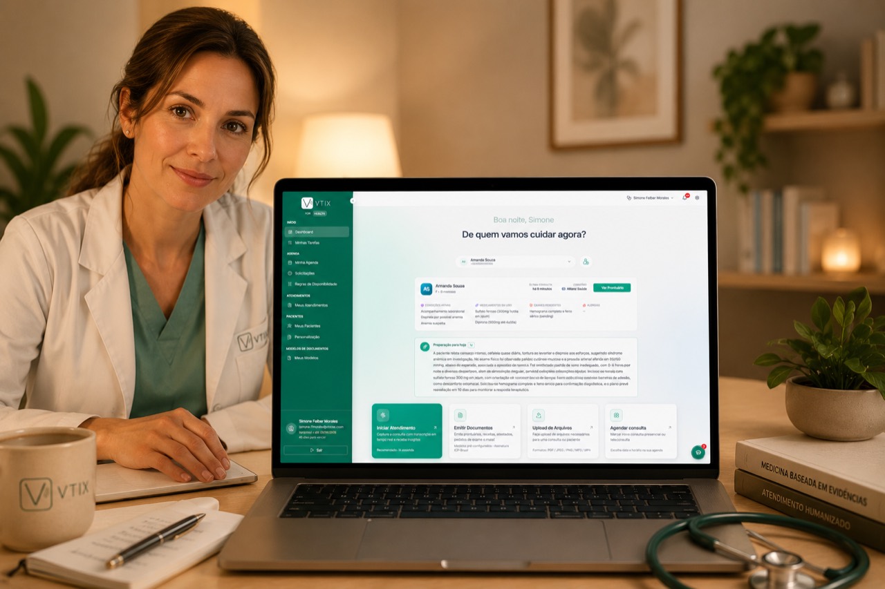 VTIX for Health - plataforma de gestão clínica